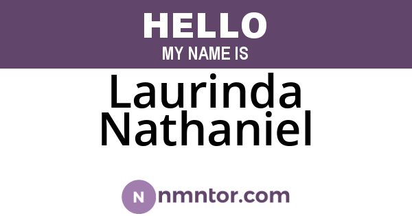 Laurinda Nathaniel