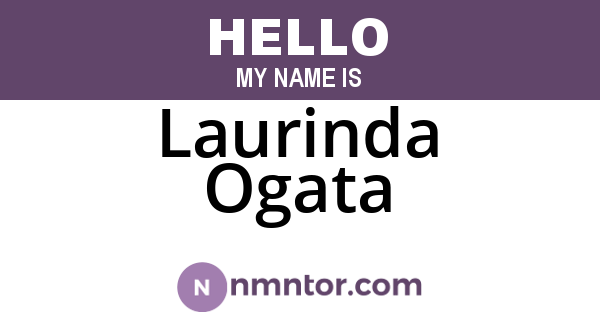 Laurinda Ogata