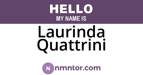 Laurinda Quattrini
