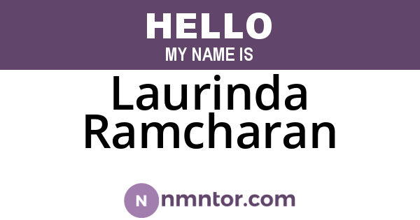 Laurinda Ramcharan