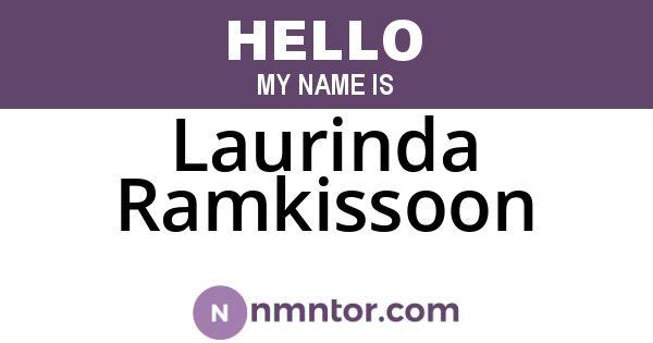 Laurinda Ramkissoon