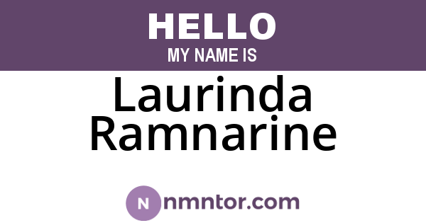 Laurinda Ramnarine