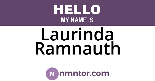 Laurinda Ramnauth