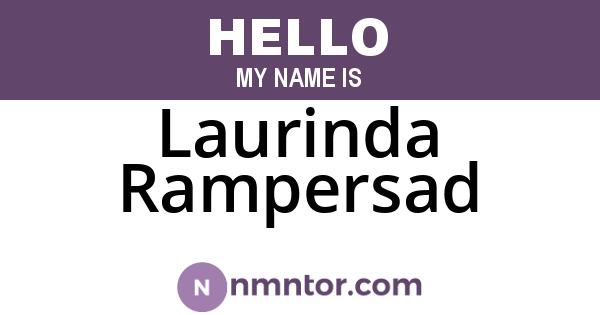 Laurinda Rampersad