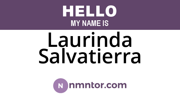Laurinda Salvatierra