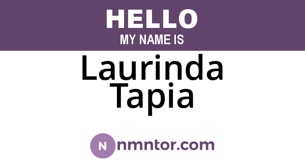 Laurinda Tapia