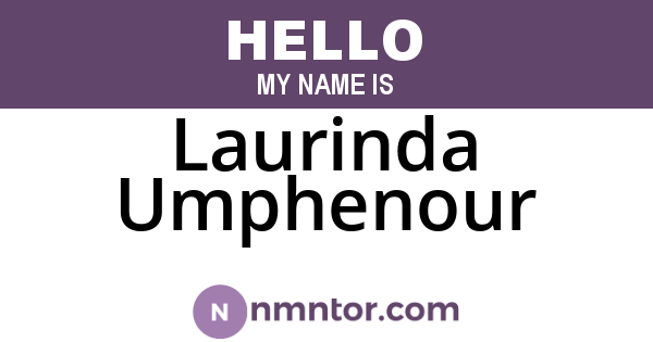 Laurinda Umphenour
