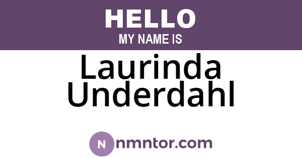 Laurinda Underdahl