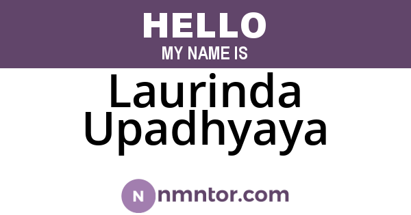 Laurinda Upadhyaya