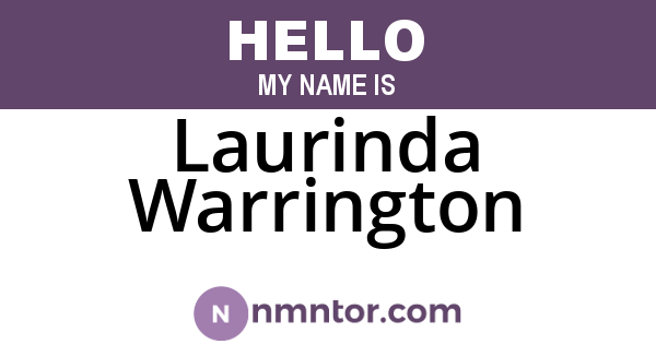 Laurinda Warrington
