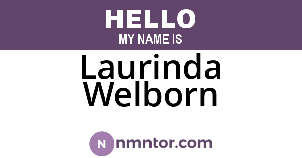 Laurinda Welborn