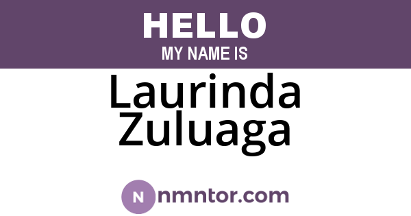 Laurinda Zuluaga