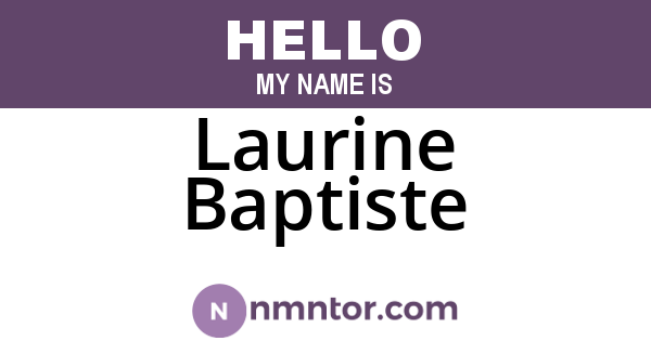 Laurine Baptiste