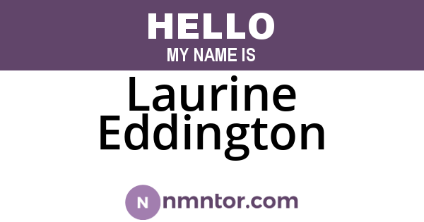 Laurine Eddington