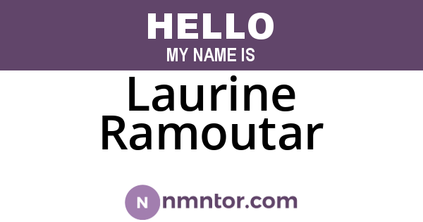 Laurine Ramoutar