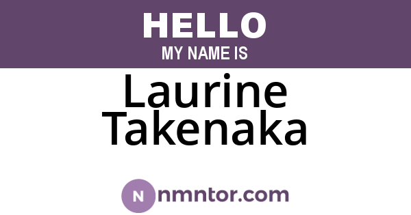 Laurine Takenaka