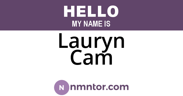 Lauryn Cam