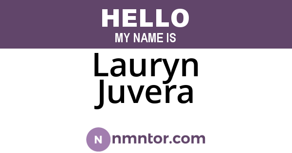 Lauryn Juvera