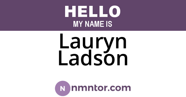 Lauryn Ladson