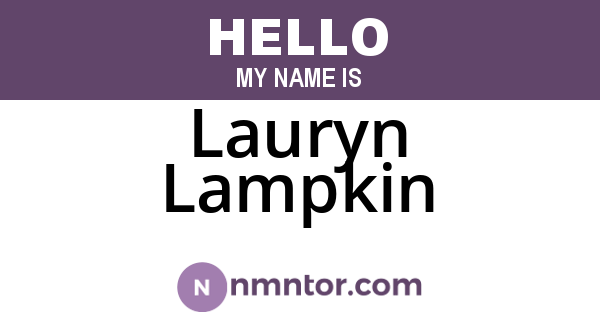 Lauryn Lampkin