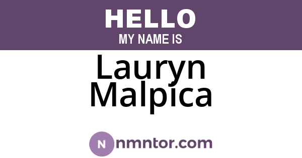 Lauryn Malpica