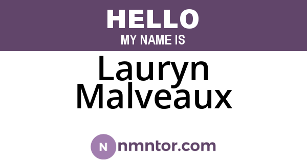 Lauryn Malveaux