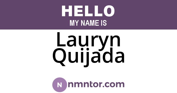 Lauryn Quijada