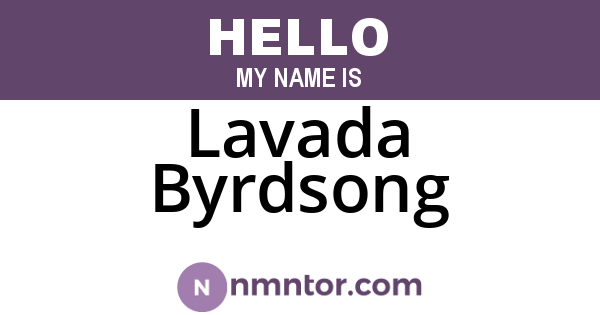 Lavada Byrdsong