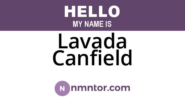 Lavada Canfield