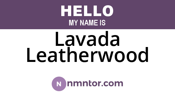 Lavada Leatherwood