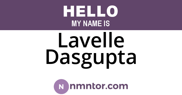 Lavelle Dasgupta