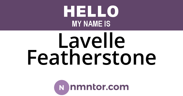Lavelle Featherstone