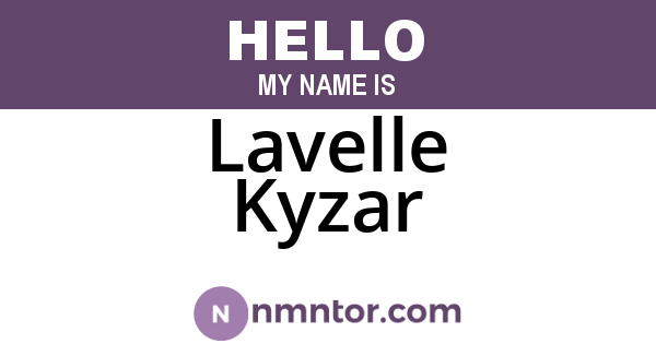 Lavelle Kyzar