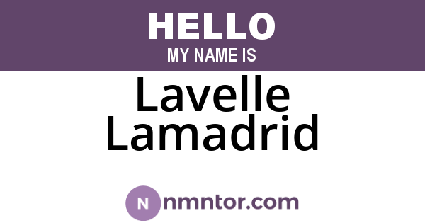 Lavelle Lamadrid