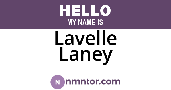 Lavelle Laney