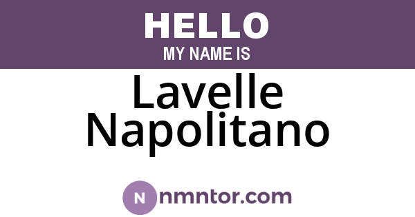Lavelle Napolitano