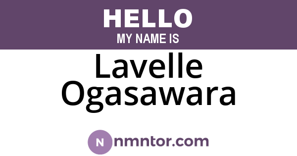 Lavelle Ogasawara