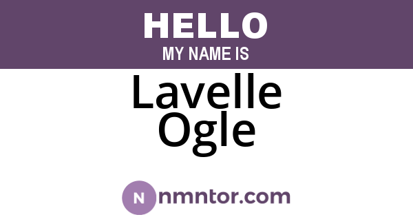 Lavelle Ogle