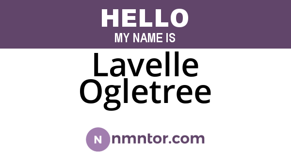 Lavelle Ogletree