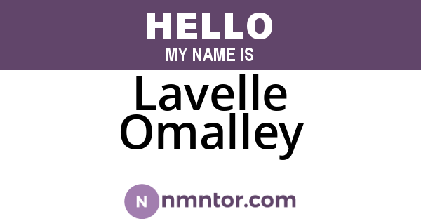 Lavelle Omalley