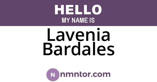 Lavenia Bardales