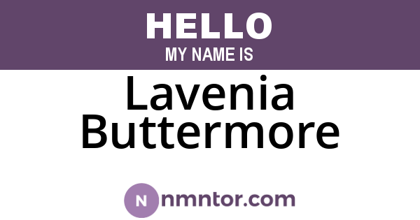 Lavenia Buttermore