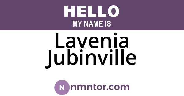 Lavenia Jubinville