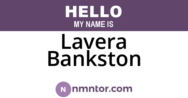 Lavera Bankston