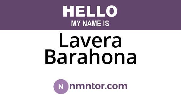 Lavera Barahona