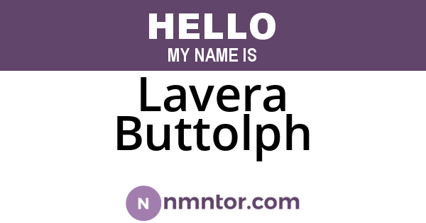 Lavera Buttolph