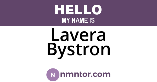 Lavera Bystron