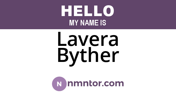 Lavera Byther