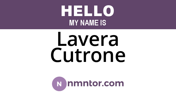 Lavera Cutrone