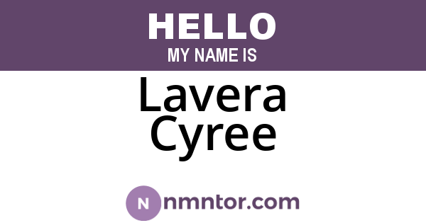 Lavera Cyree
